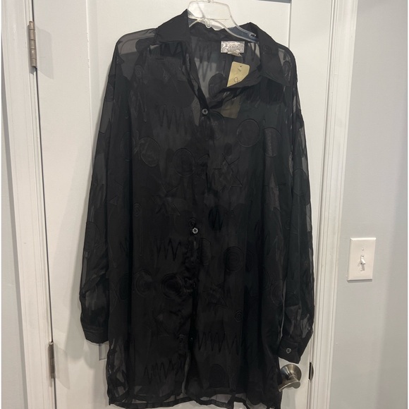 J Valdi Other - J Valdi Woman’s Black Bathing Suit Coverup.  Size 3X